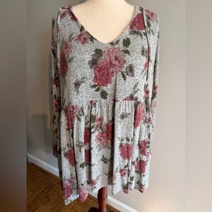 Torrid Super Soft Plush Babydoll Hooded Top - Torrid Size 3 (22-24, 3X)